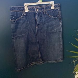 Banana Republic, Jean Skirt, Size 4